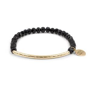 RETAIL $20 Kinsley Armelle Glory Collection Coal Bracelet! *VELVET Gift BAG